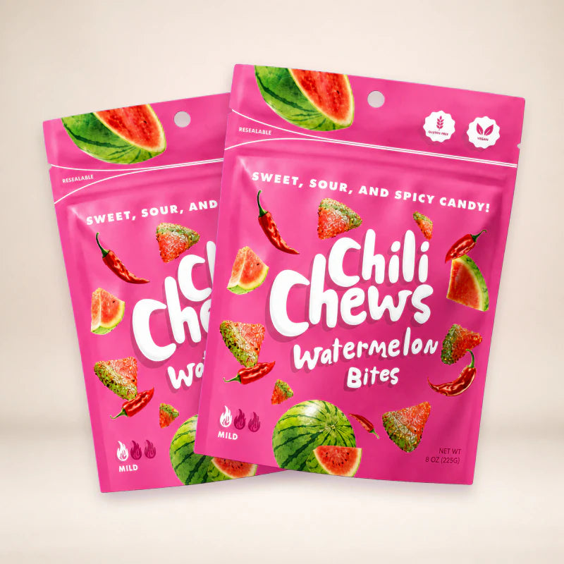 2 bags of Watermelon Bites Chili Chews