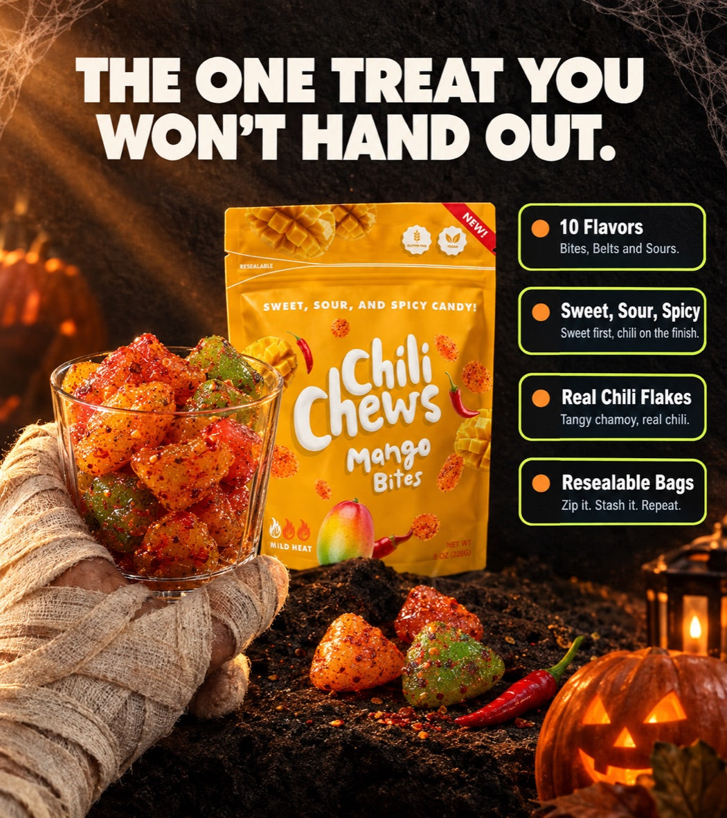 Four reasons Chili Chews never make it into the trick-or-treat bowl